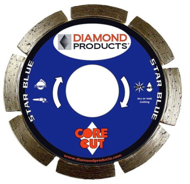 DPI-74951                      BLADE DIA GEN PUR 4-1/2x.070 E2B STAR BLUE T